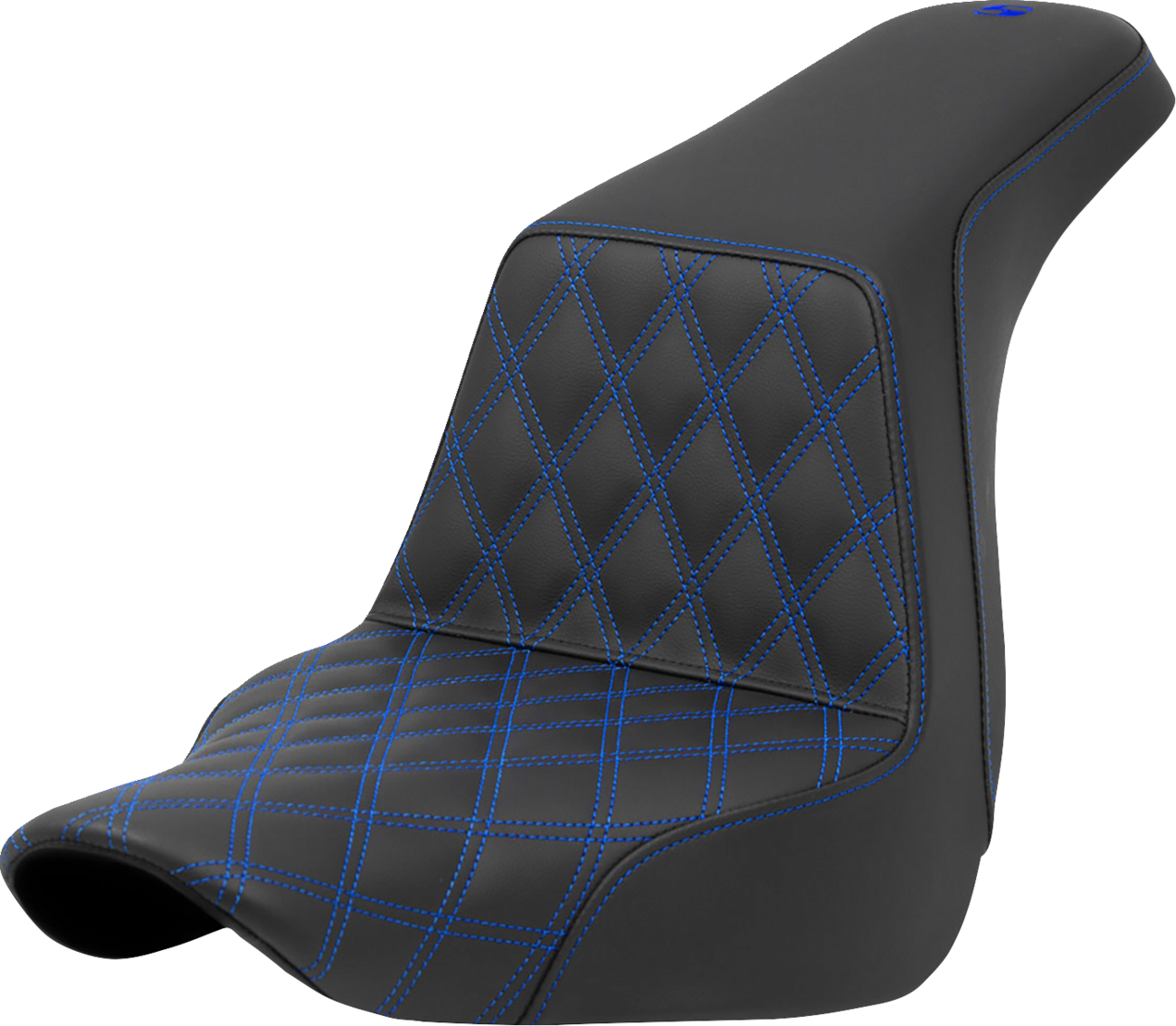 Step-Up Seat - Front Lattice Stitch - Blue Stitch - FXLR/FLSB '18-'24