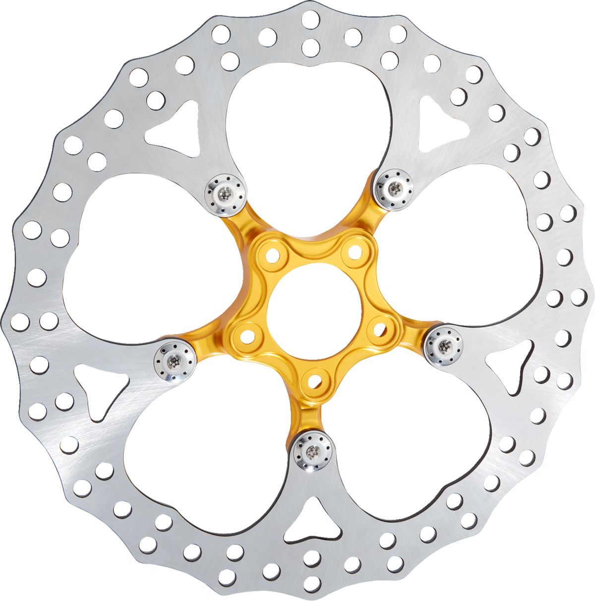 Spider Rotor - 12-19/32" - Gold - Front