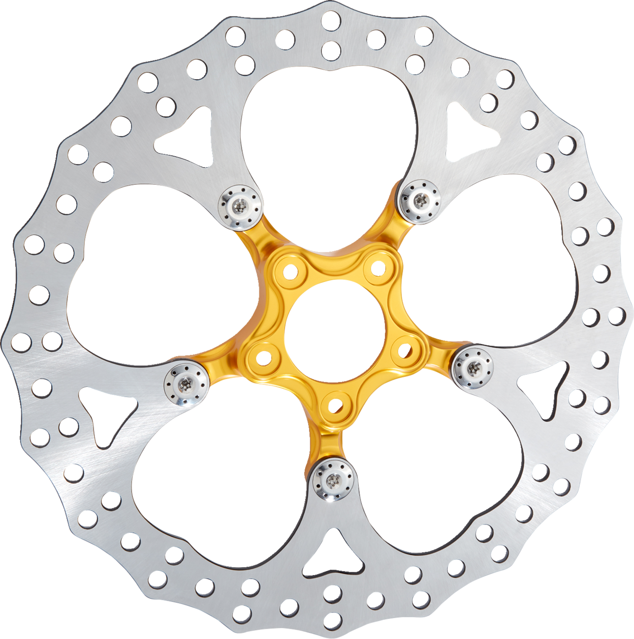 Spider Rotor - 12-19/32" - Gold - Front