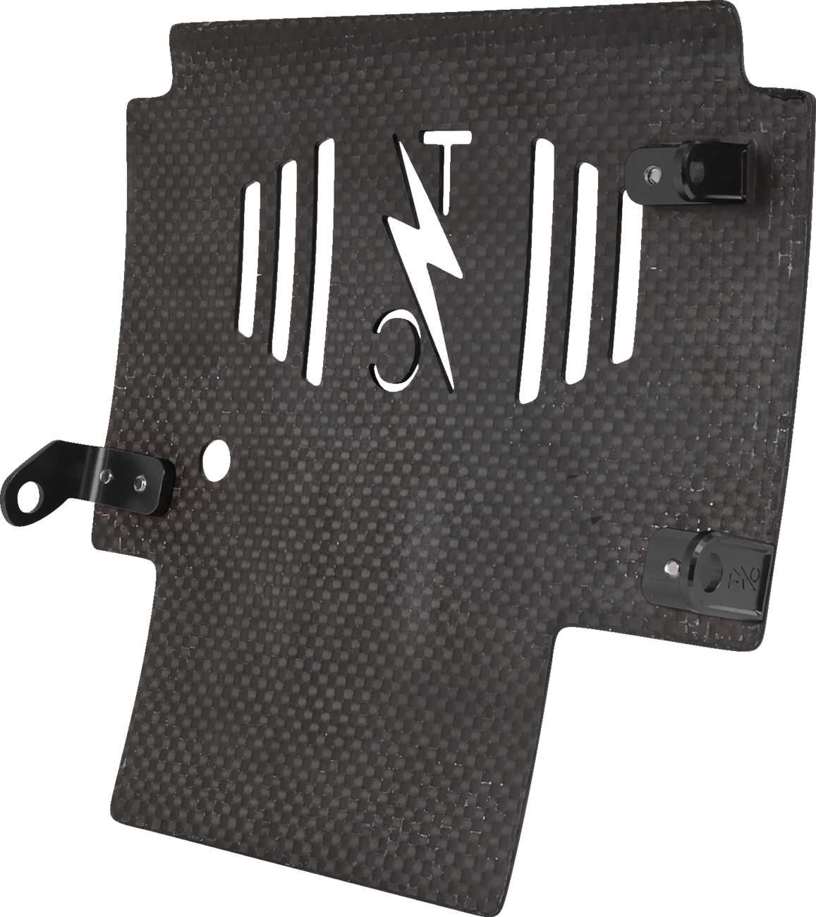 Skid Plate - Carbon Fiber/Forged - With Black Brackets - FLHX/FLTRX