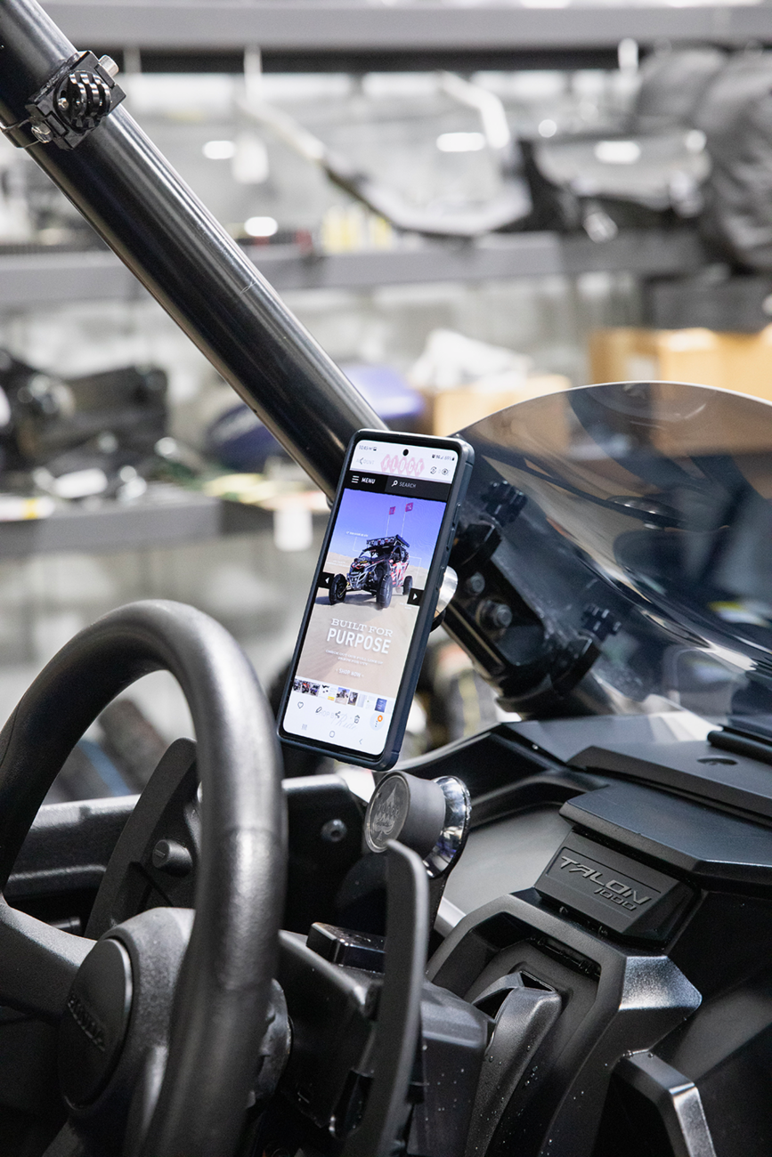 Roll Cage Phone Mount - Offset - 2"