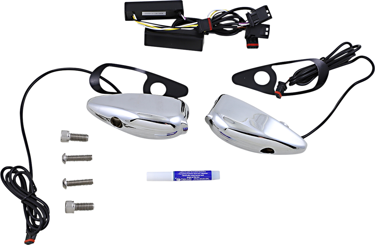 Turn Signal - FLTR - Chrome