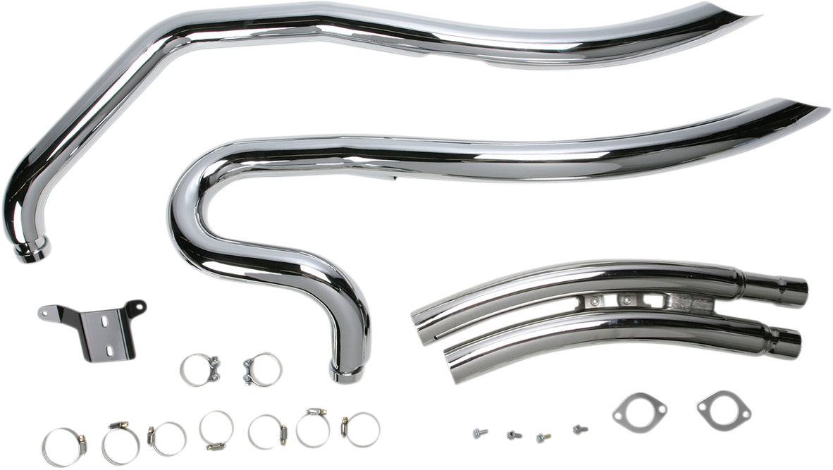 Speedster Swept Exhaust - Chrome - M90