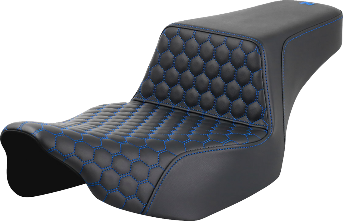 Step-Up Seat - Extended Reach - Front Honeycomb - Blue Stitch - FL '23-'24