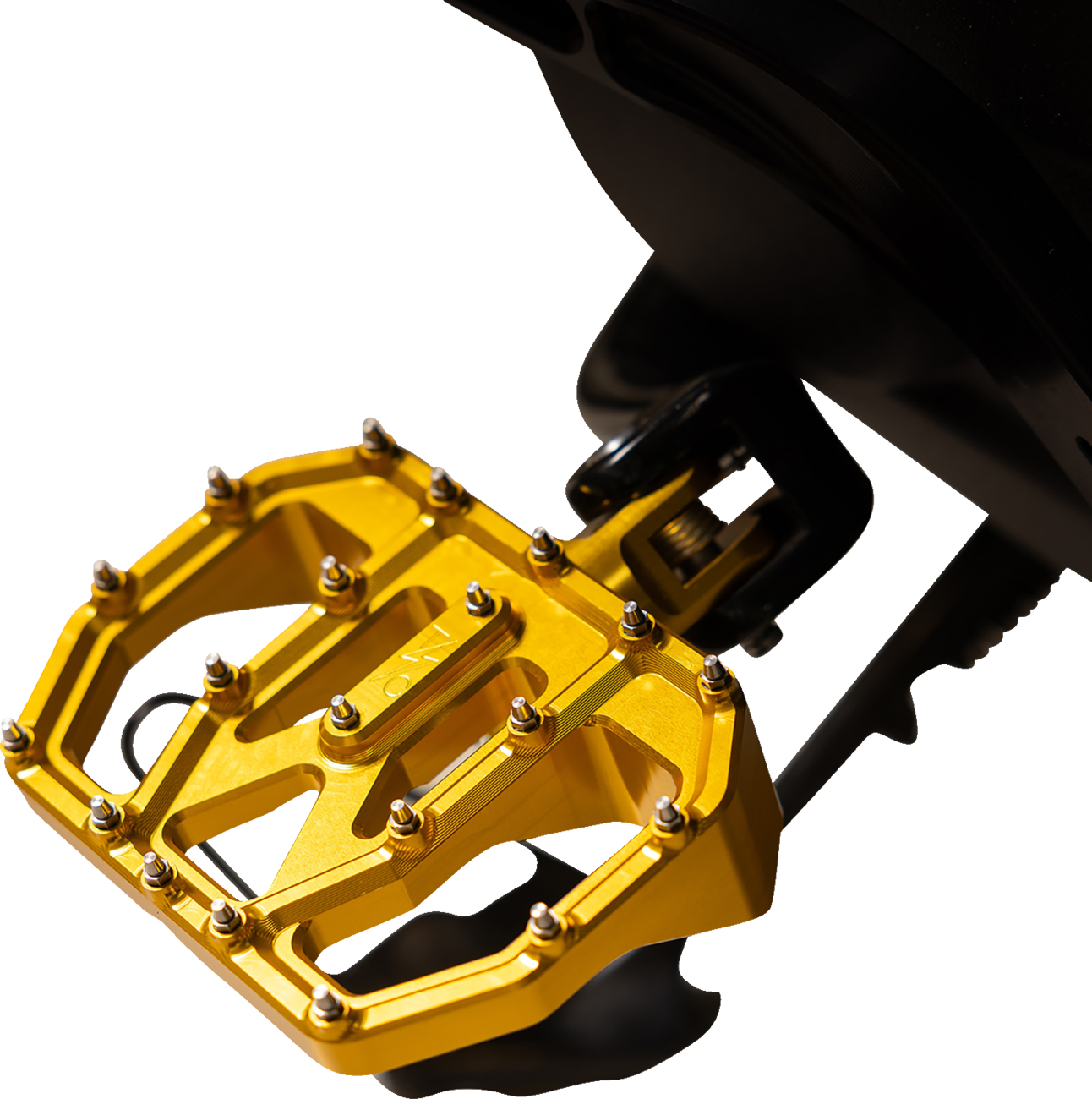 Mini Aggressor Floorboards - Gold - Rear