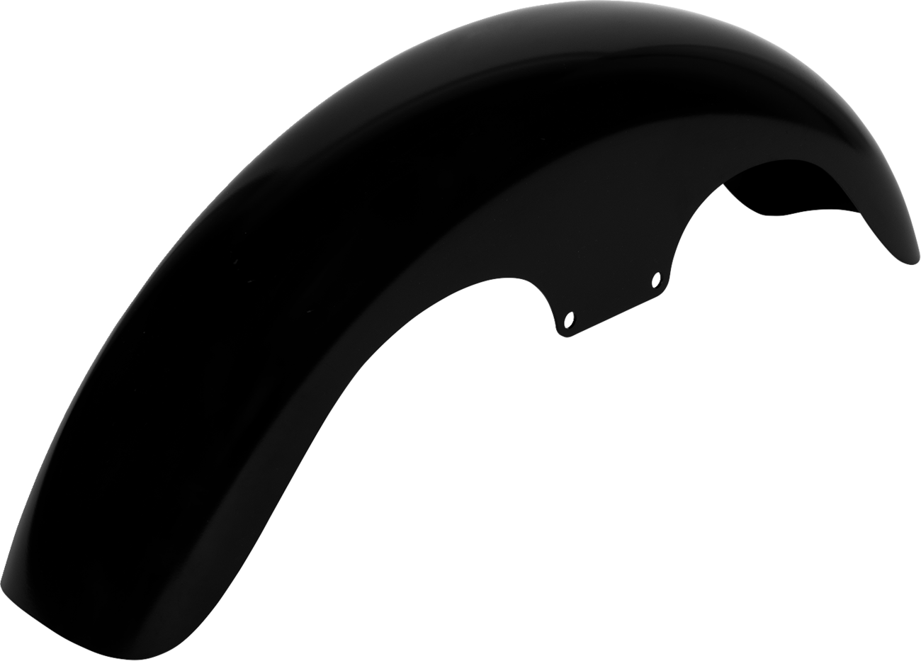 Klub Front Fender - Black - 19" - HD Softail