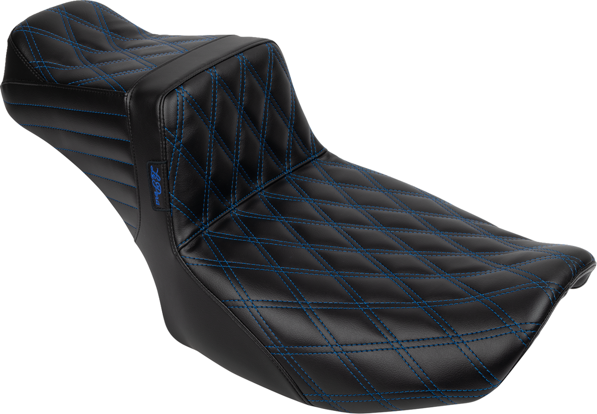 Tailwhip Daddy Long Legs Seat - Blue Double Diamond Stitch - FLH/FLT '23-'25
