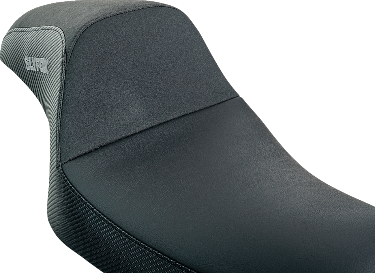 Drifter Seat - Gray Logo - Black Vinyl W/ Slipstop - Carbon Fiber - XL '04-'22
