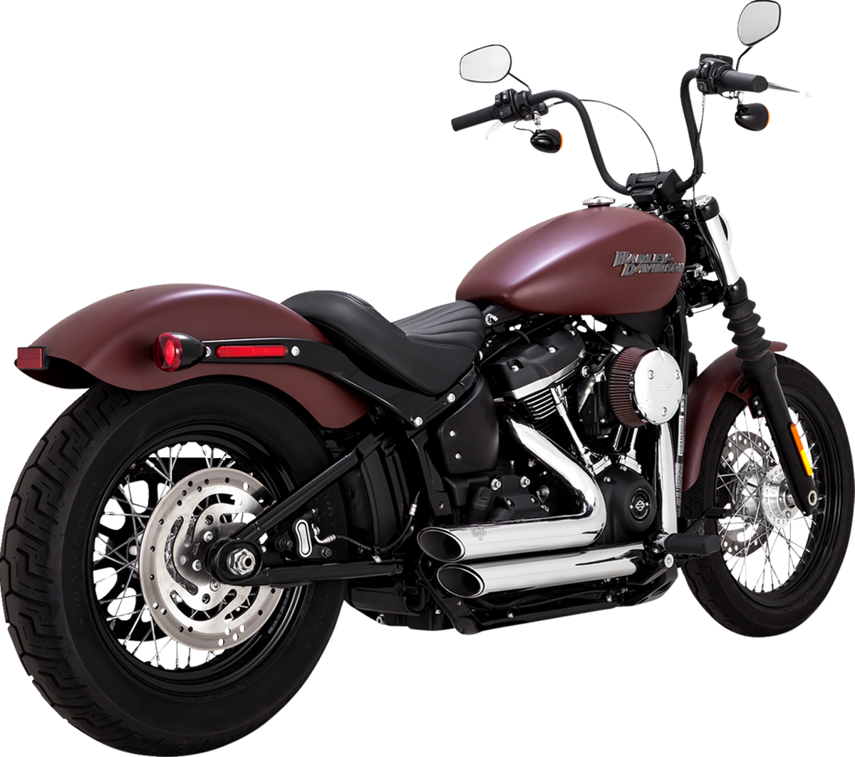 Shortshots Staggered Exhaust System - Chrome