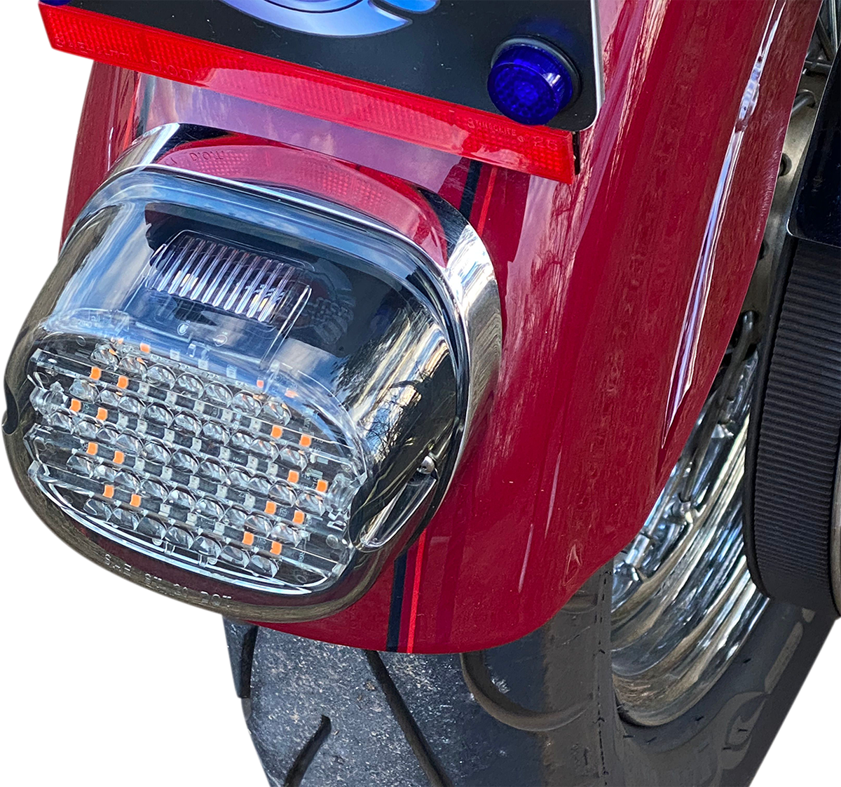 Taillight W/ Integrated Turn Signal - Top Window - Smoked Lens