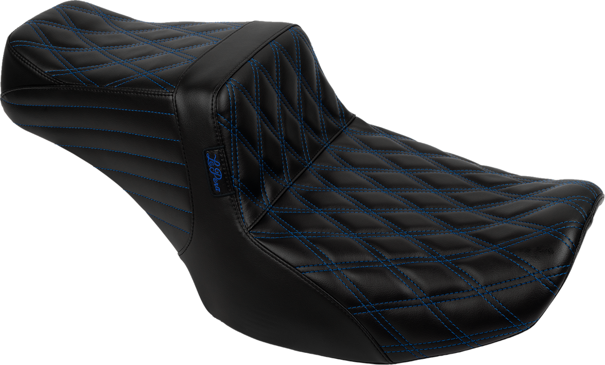 Tailwhip Seat - Blue Double Diamond Stitch - FLH/FLT -'23-'25