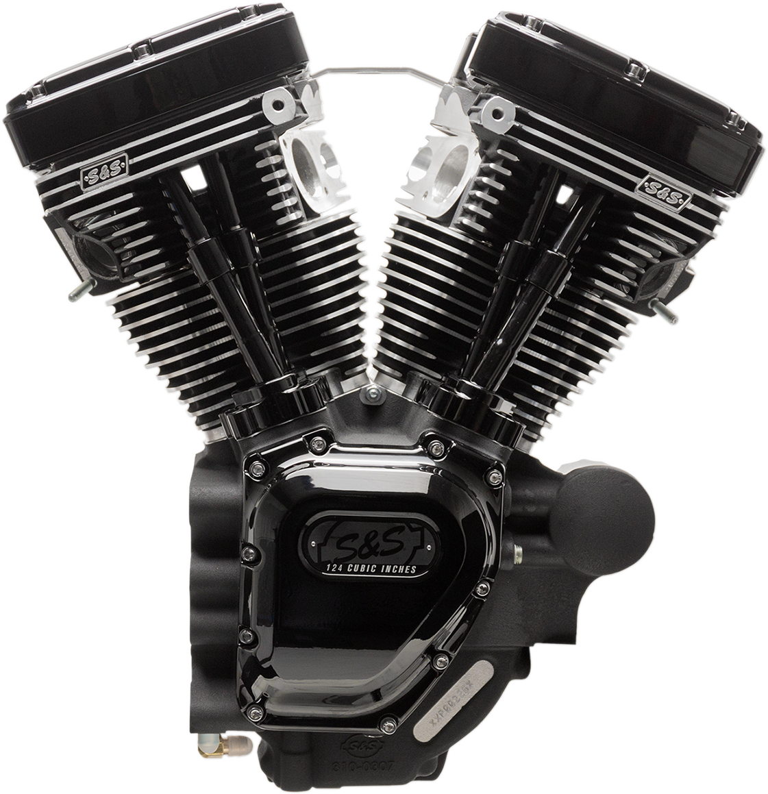 T124 Long Block Engine - Black - Touring