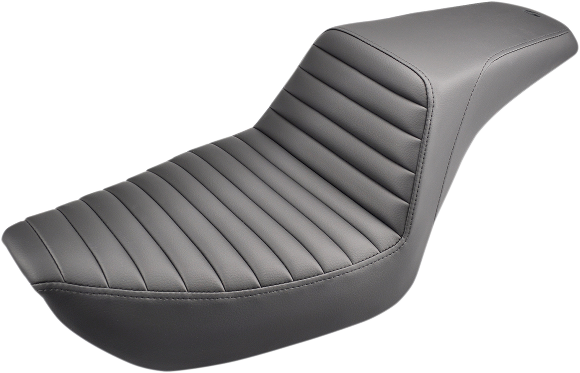 Step-Up Seat - Front Tuck-N-Roll - Black - Dyna