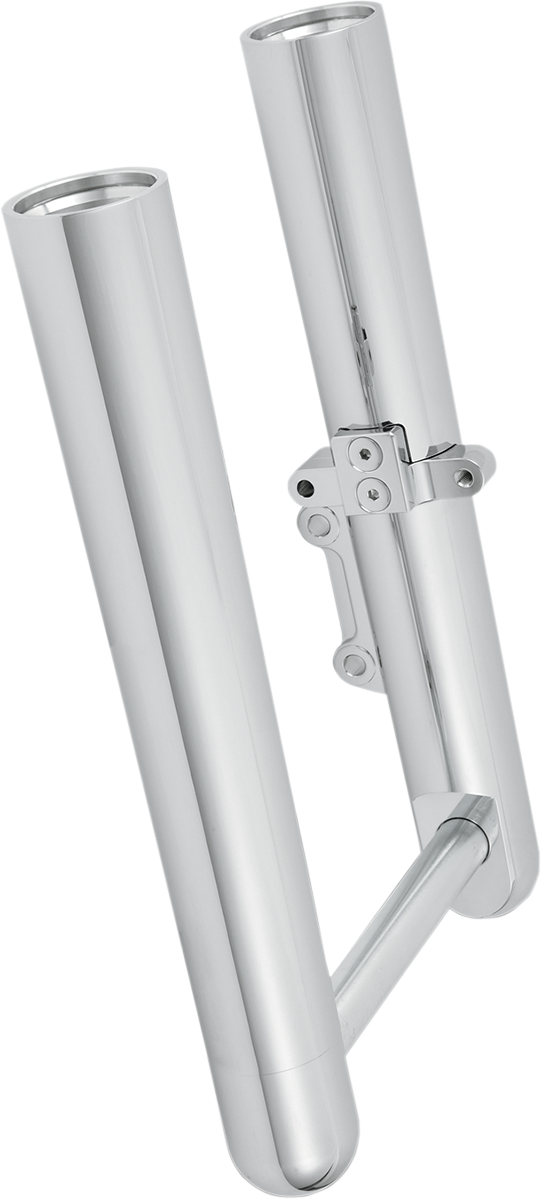 Fork Legs - Chrome - Hot Legs - Custom Single Disc - Smooth - '00-'06 FLST