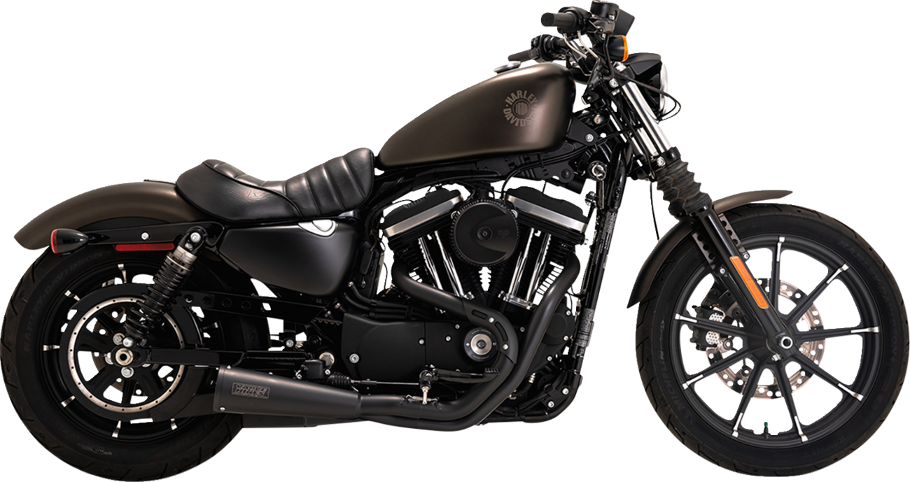 Upsweep 2-Into-1 Exhaust System - Stainless Steel - Black