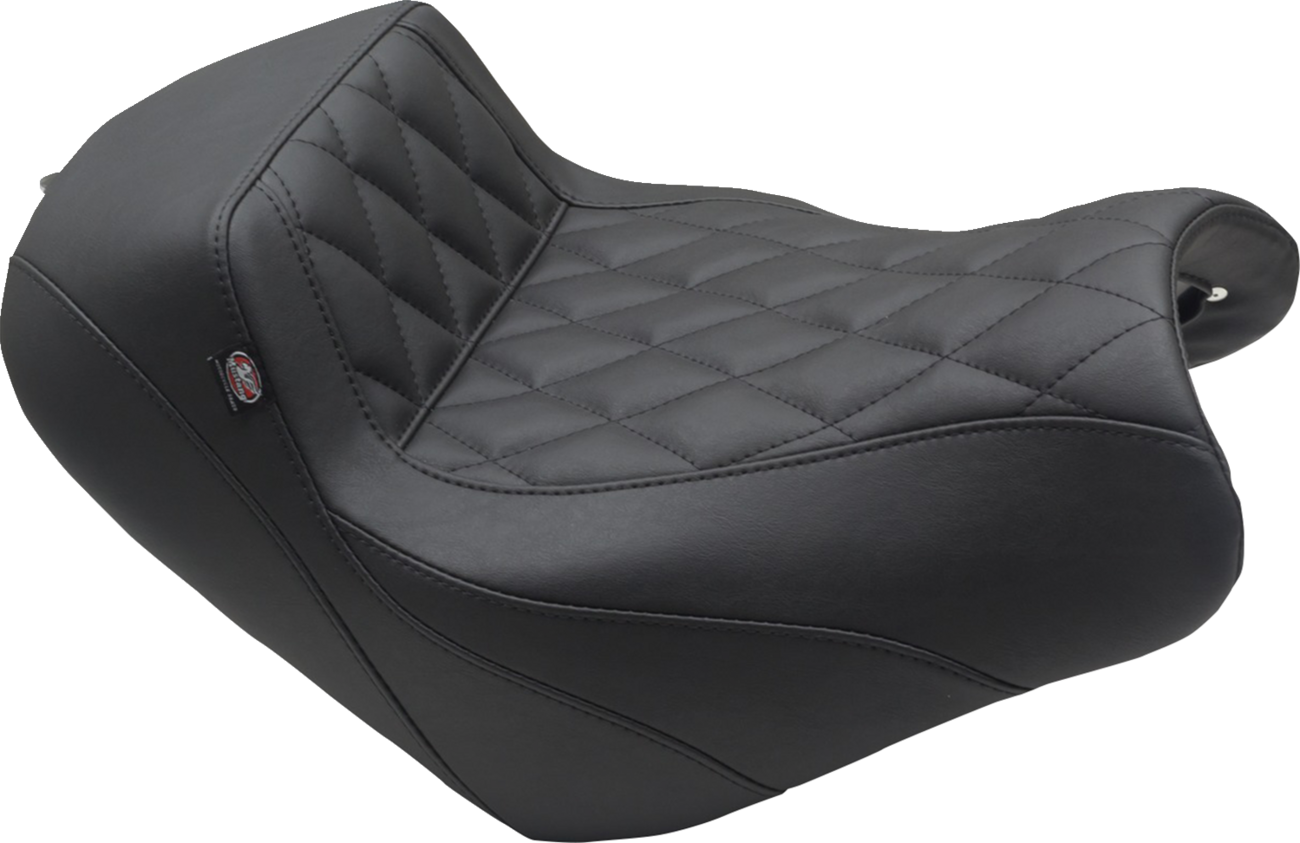 Squareback/Fastback Solo Seat - Black - Diamond Stitch - Vulcan S '15-'23