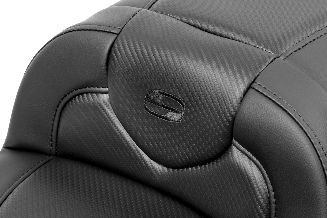 Roadsofa™ Extended Reach Seat - With Backrest - Carbon Fiber - FLTR/FLHX '23-'24