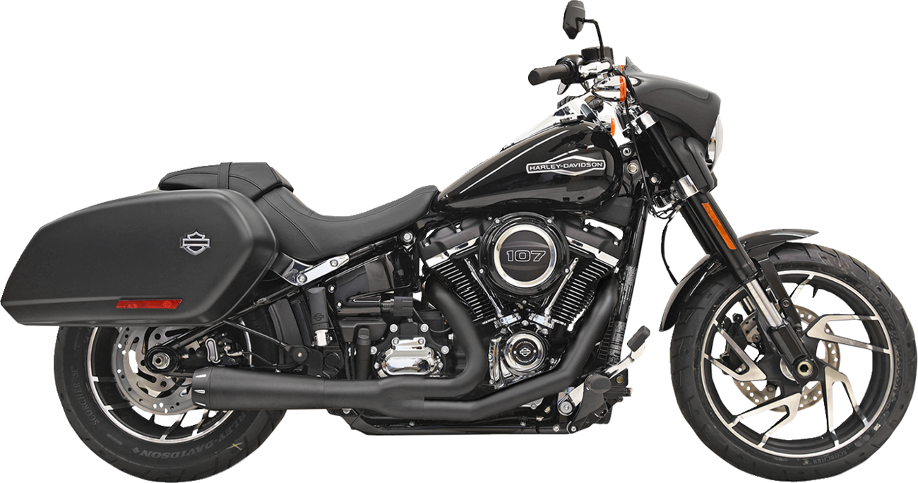 2-Into-1 Road Rage Exhaust System - Black