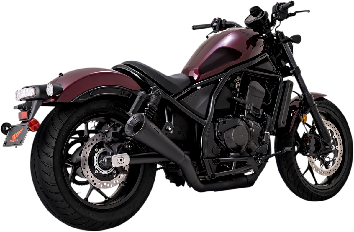 Upsweep Slip-On Muffler - Black - Rebel 1100