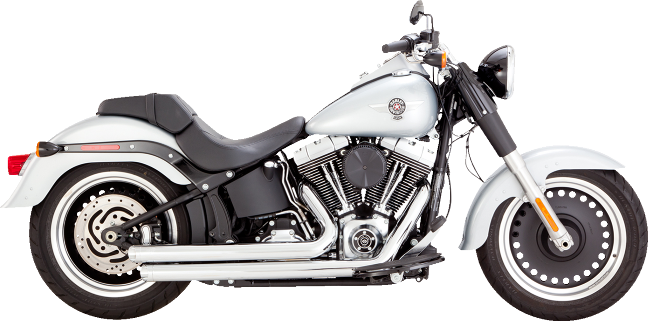 Big Shots Staggered Exhaust System - Chrome