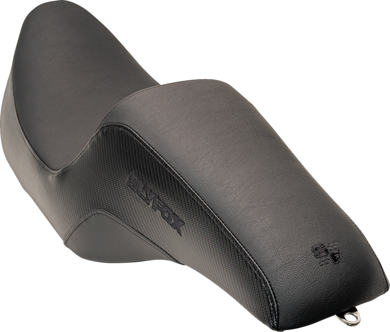 Drifter Seat - Black Logo - Smooth Vinyl - Carbon Fiber - FL '97-'07