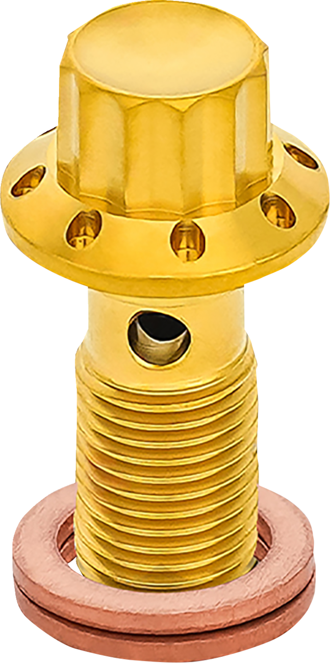 Banjo Bolt - 3/8"-24 - Gold