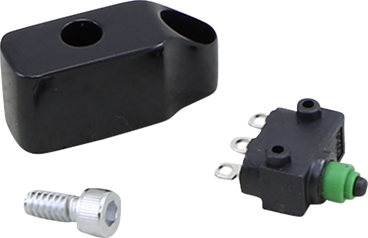 Control Switch Housing - Includes Switch - Brake/Clutch - Black