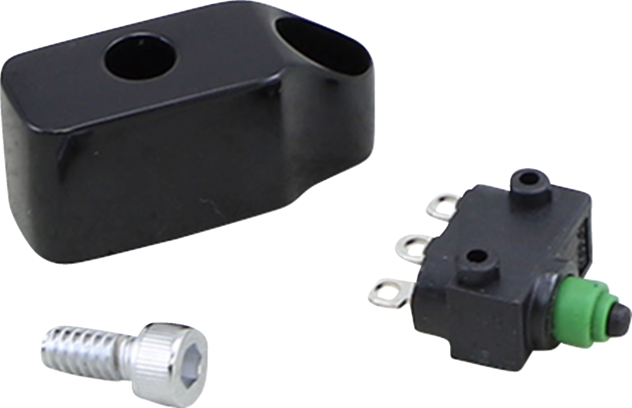 Control Switch Housing - Includes Switch - Brake/Clutch - Black