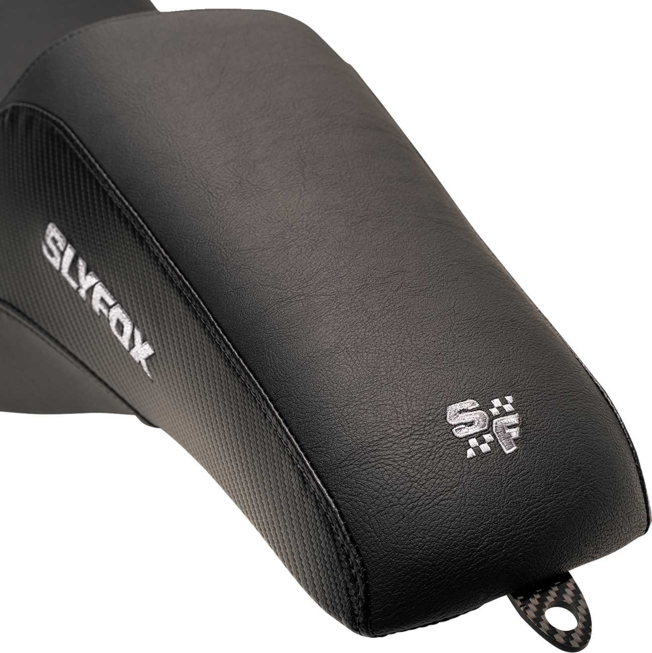 Drifter Seat - Gray Logo - Smooth Vinyl - Carbon Fiber - FL '08-'23