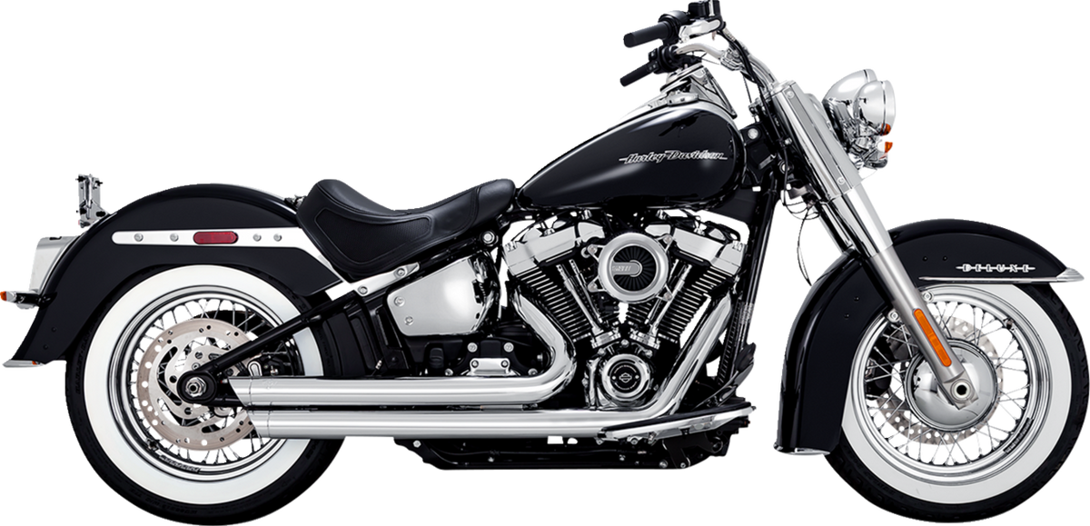 Big Shots Staggered Exhaust System - Chrome