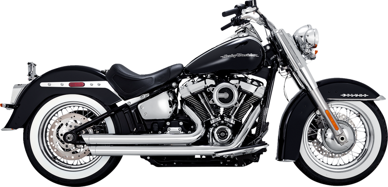 Big Shots Staggered Exhaust System - Chrome