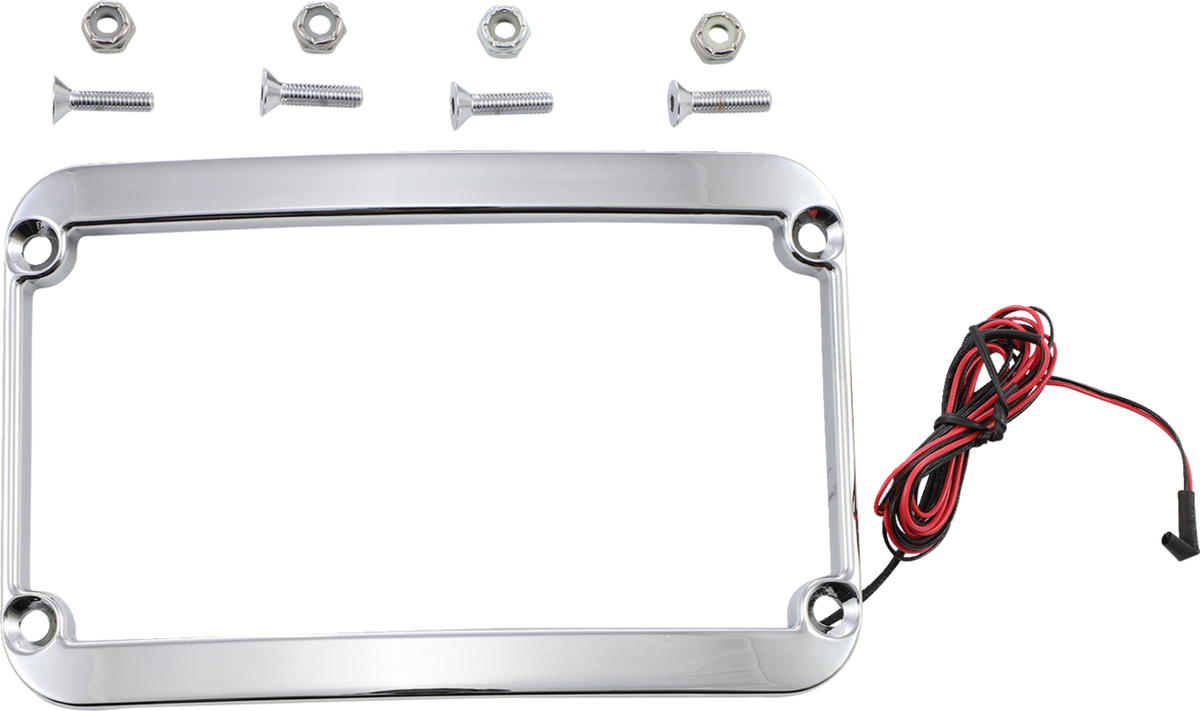 The One Rear Fender Lighted License Frame