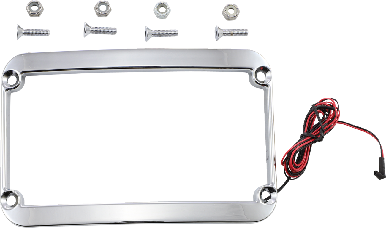 The One Rear Fender Lighted License Frame