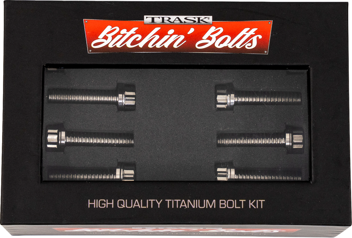 Bitchin' Bolts Hardware Kit - Titanium - M8 - Lifter Block
