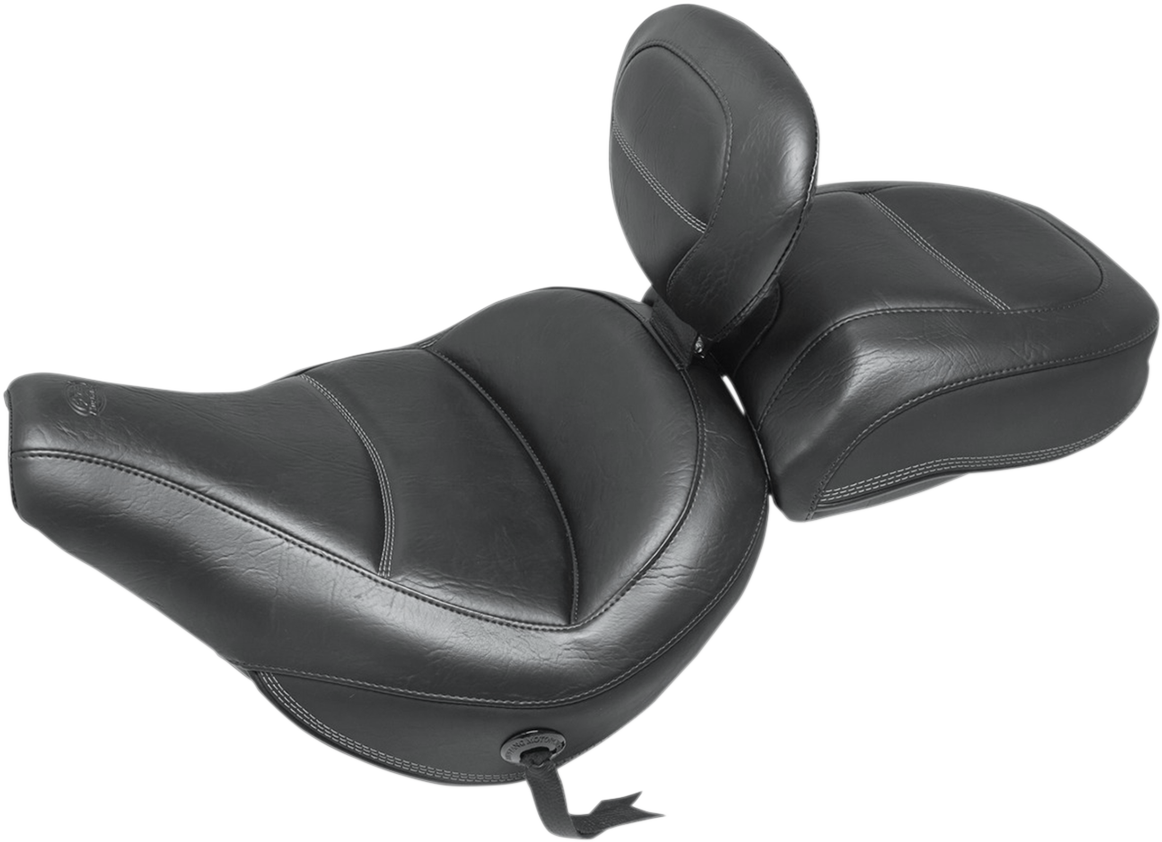 Passenger Touring Seat - Black - Original Stitch - FLHC/FLDE