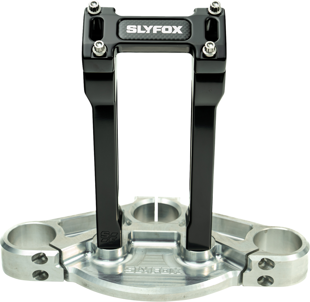 Handlebar Riser Kit - Straight - 1-1/8" Clamping - 8" Rise - Black