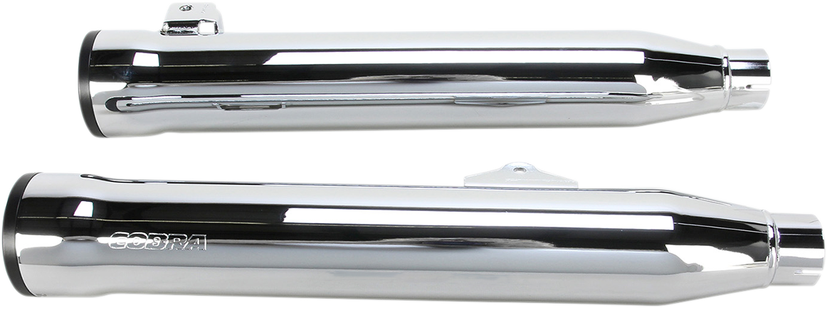 Slip-On Mufflers With Race-Pro Tips - 3" - Chrome - FXDWG '10-'17