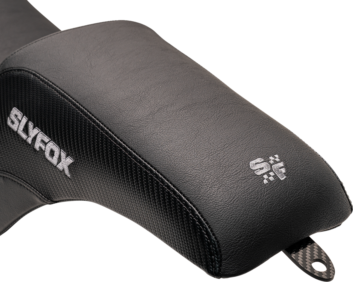 Lowrider Drifter Seat - Gray Logo - Smooth Vinyl - Carbon Fiber - FXLR/FLSB '18-'24