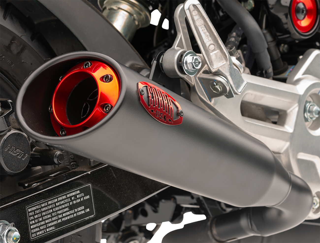Red Tip Slip-On Muffler - Grom