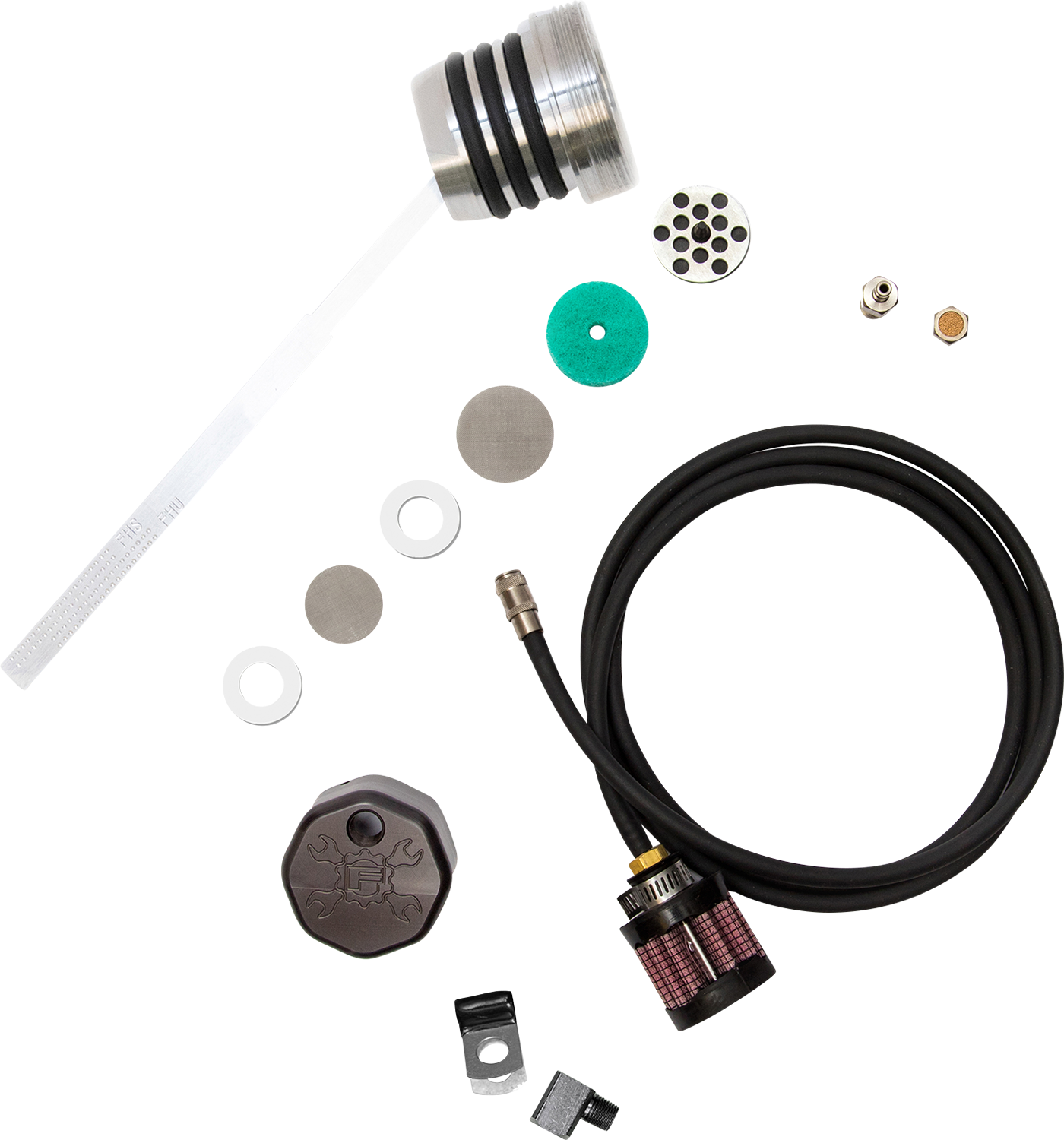 Vented Dipstick - Black - Dyna