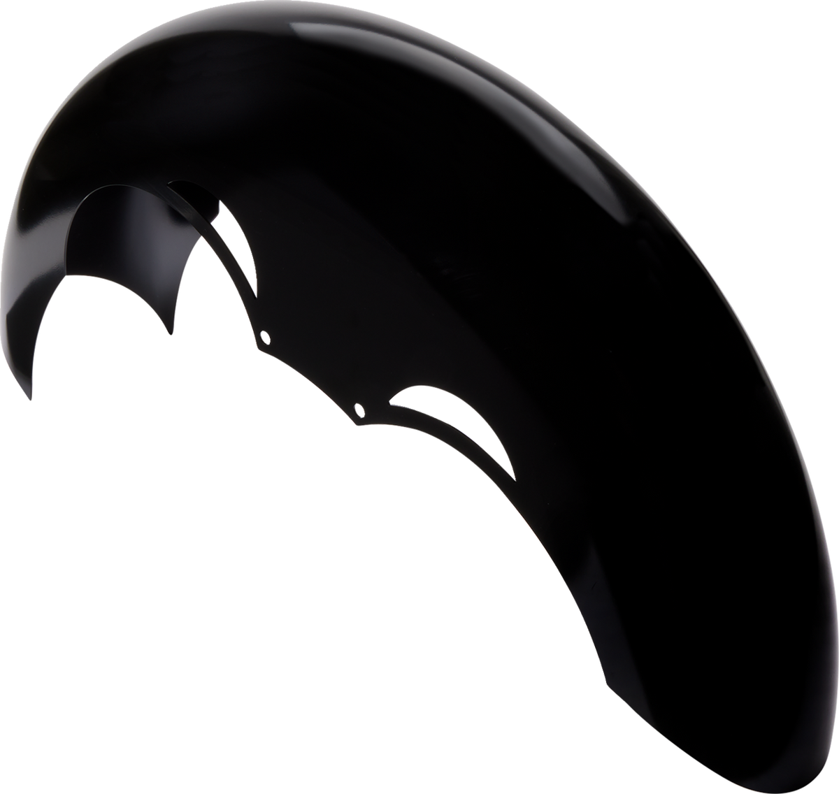 Tude Front Fender - Black - 21" - HD Touring/Trike