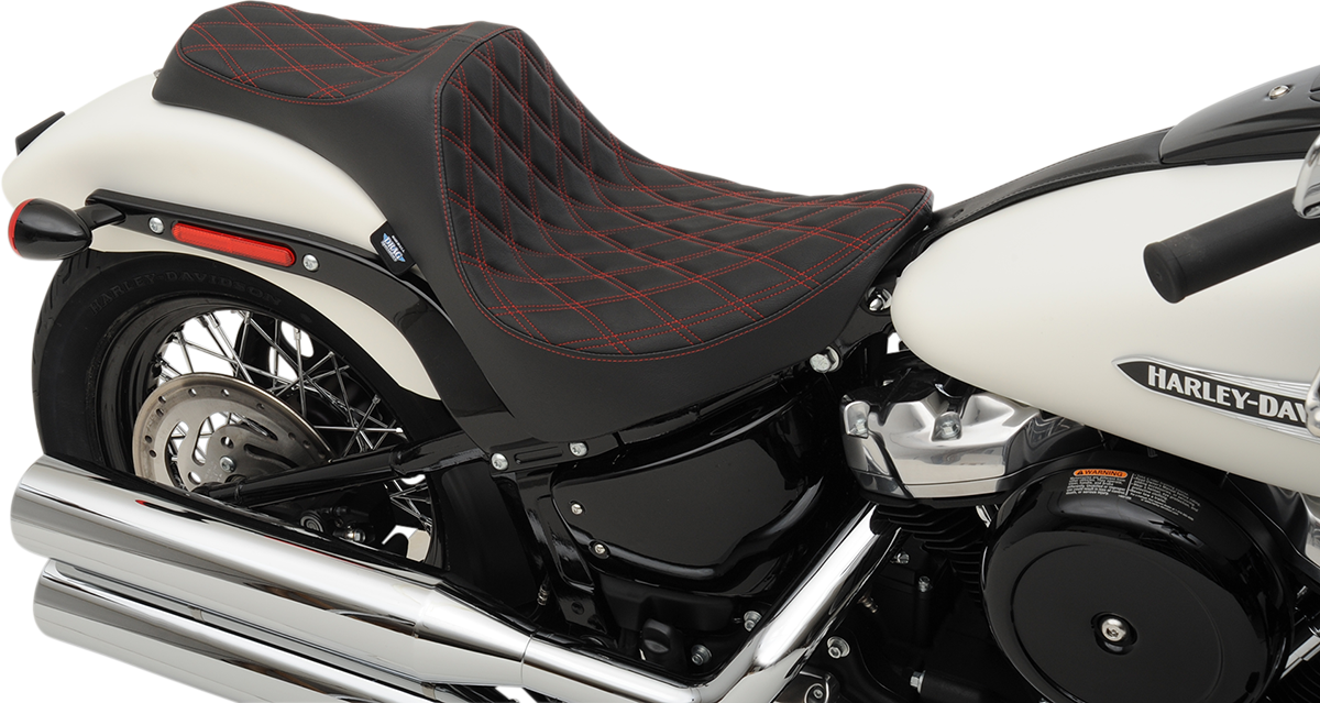 Predator III Seat - Double Diamond - Red Stitching - FL/FX '18-'23