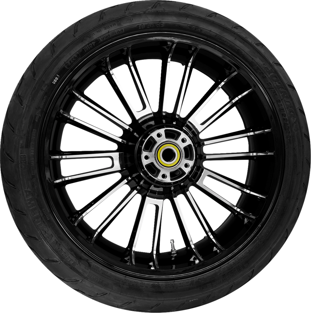 Atlantic Rear Wheel - Black Cut (18") | Dunlop Tire (180/55b18)