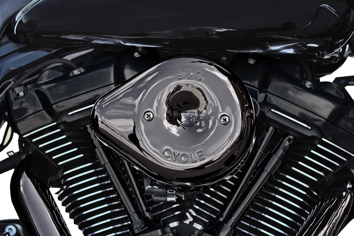 Stealth Teardrop Air Cleaner - M8 - Lava Chrome
