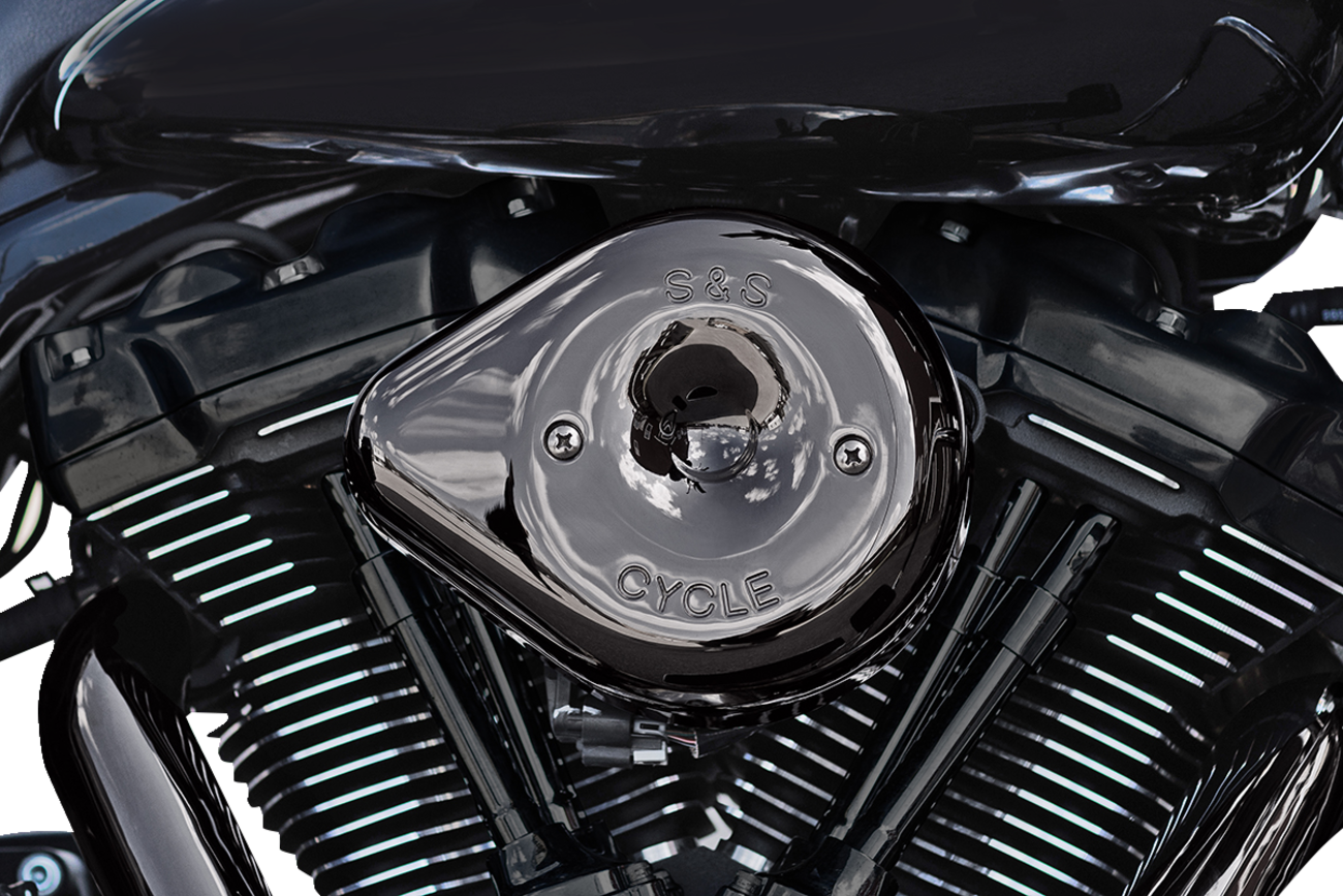 Stealth Teardrop Air Cleaner - M8 - Lava Chrome