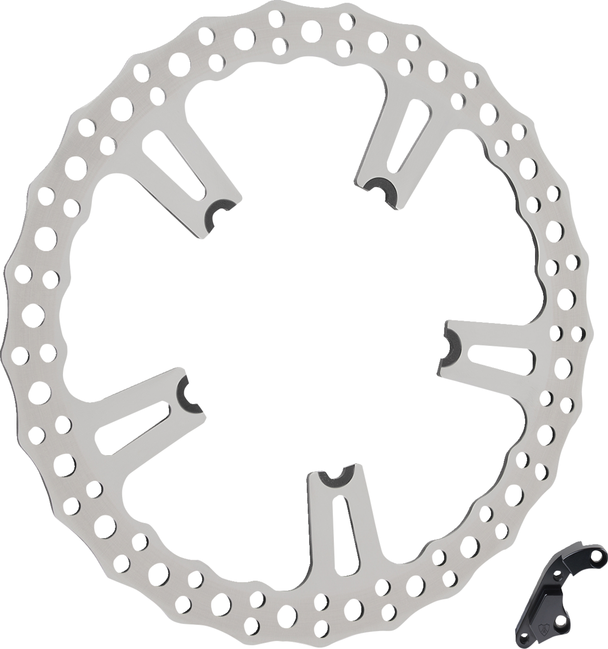 Jagged Brake Rotor - 15" - Left - Spoke-Mount