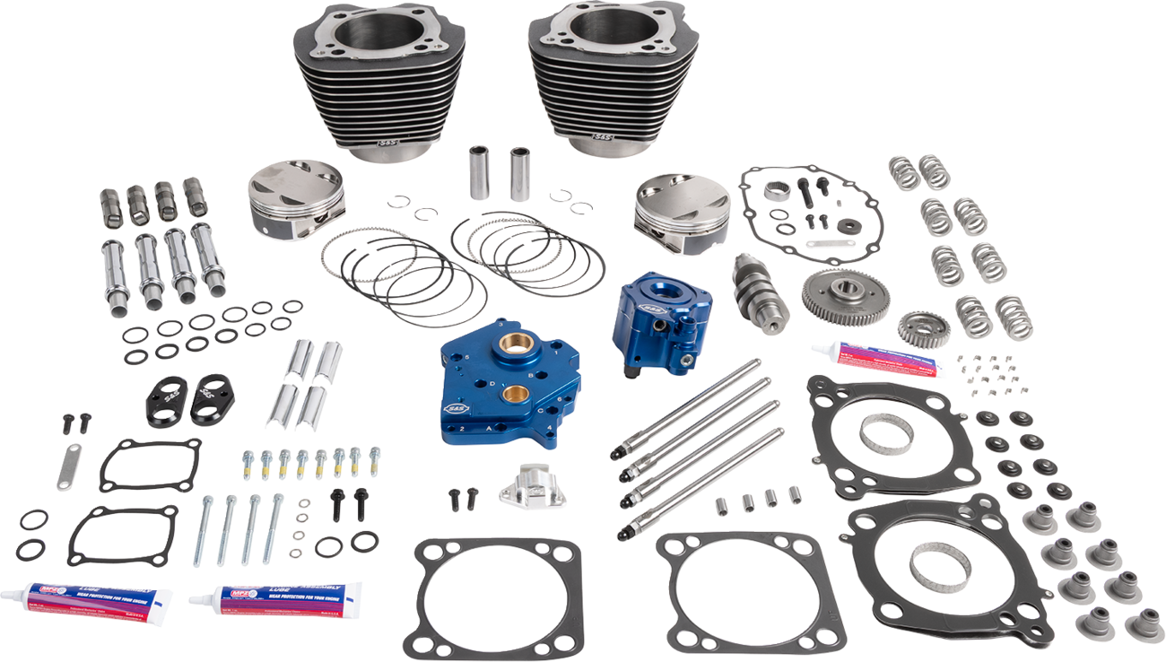 132" Power Package - HPT496 - Gear Drive - Oil Cooled - Black Granite - 114"/117" M8