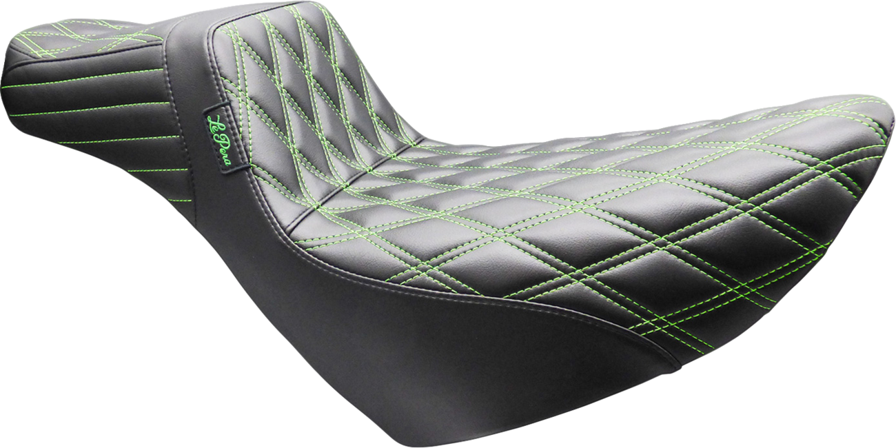 Tailwhip Daddy Long Legs Seat - Double Diamond - Green Stitch - FL/FX '18-'26