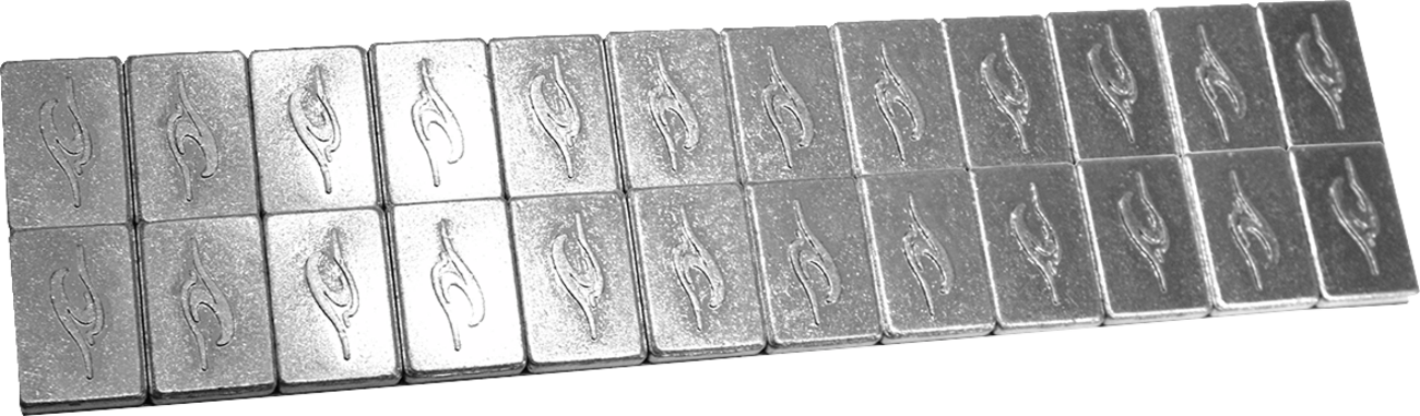 Wheel Weights - Polished - 0.5 Oz - 24 Pack