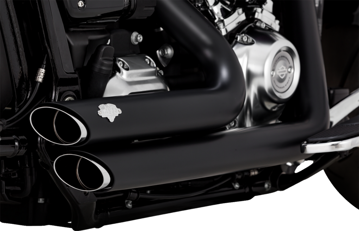 Shortshots Staggered Exhaust System - Matte Black
